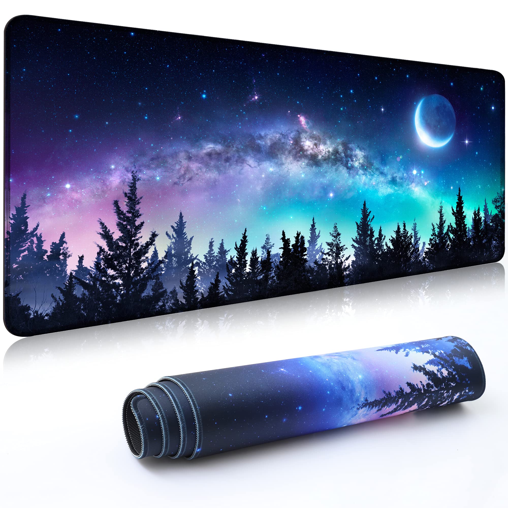 Desk Mat,Large Mouse Pad 35A156A012 Xxl Extended Gaming Mouse Pad Mat With Non Slip Base Stitched Eges Mousepad For Computer,Off